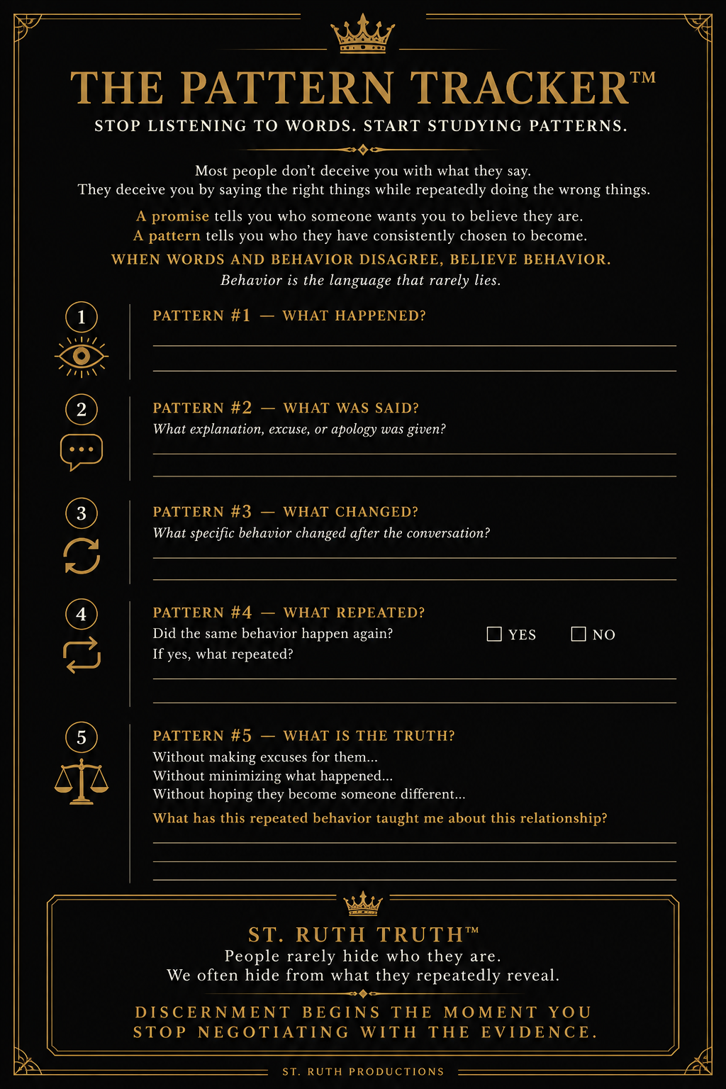 The Crown Attracts Knives™
Luxury Digital Workbook